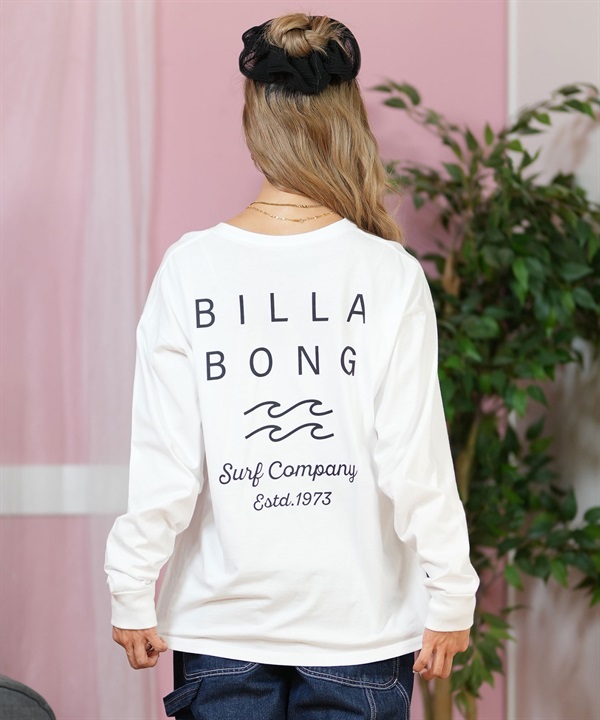 BILLABONG ビラボン 長袖 Tシャツ レディース ロンT バックプリント BF013-050