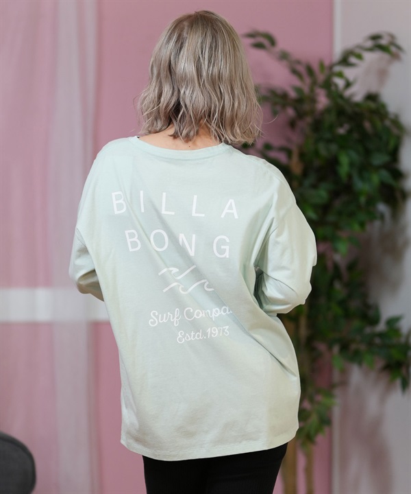 BILLABONG ビラボン 長袖 Tシャツ レディース ロンT バックプリント BF013-050