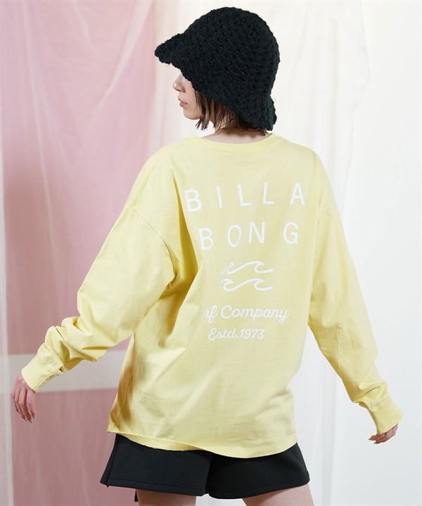 BILLABONG ビラボン 長袖 Tシャツ レディース ロンT バックプリント BF013-050