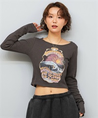 BILLABONG ビラボン 長袖 Tシャツ ロンT レディース ショート丈 ベビー