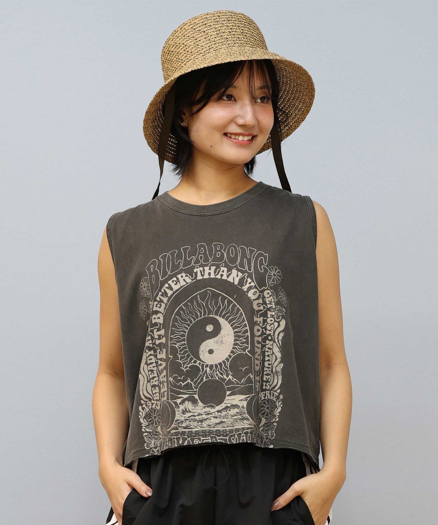 BILLABONG ビラボン タンクトップ レディース クロップド丈
