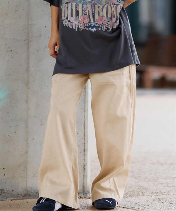 BILLABONG ビラボン ロングパンツ レディース EASY LONG PANTS イージーロングパンツ BF013-705