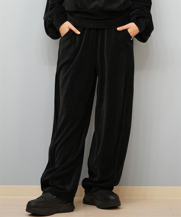 BILLABONG ビラボン ロングパンツ レディース ベロア ロゴ SWITCHBACK PULLOVER BF014-701