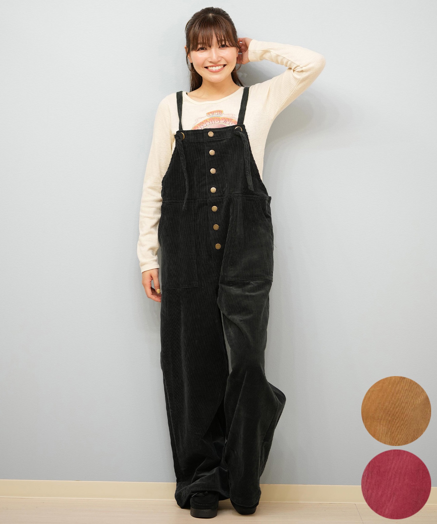 BILLABONG ビラボン オールインワン レディース コーデュロイ