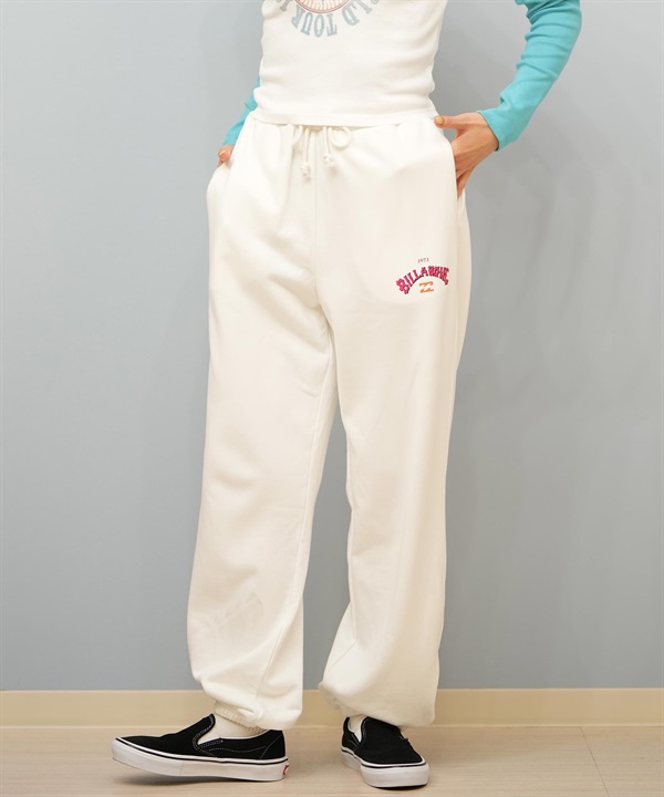 BILLABONG ビラボン ロングパンツ レディース スウェットパンツ 裏毛 ARCH LOGO SWEAT PANT セットアップ対応 BF014-713