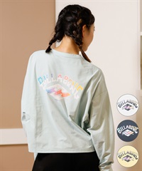 BILLABONG ビラボン 水着 レディース ラッシュガード 長袖 Tシャツ ロンT クロップド丈 ショート丈 水陸両用 UVカット BF013-857