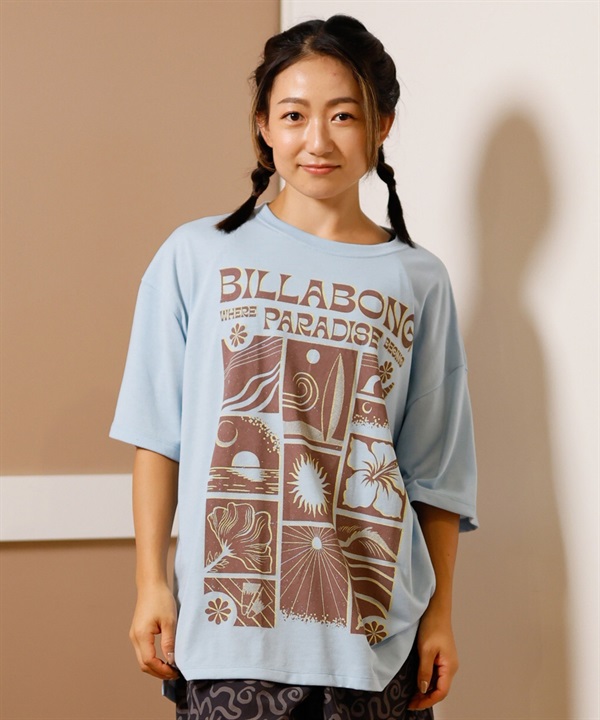 BILLABONG ビラボン 水着 レディース ラッシュガード 半袖 Tシャツ 水陸両用 BF013-861