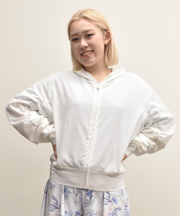 BILLABONG ビラボン 水着 ラッシュガード パーカー レディース UTILITY STRIPED CREPE CRO BF013-U07
