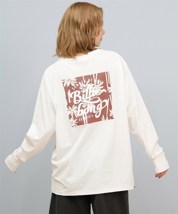 BILLABONG ビラボン 水着 ラッシュガード 長袖 Tシャツ ロンT レディース 水陸両用 UVカット 吸水速乾 ストレッチ BF01C-853