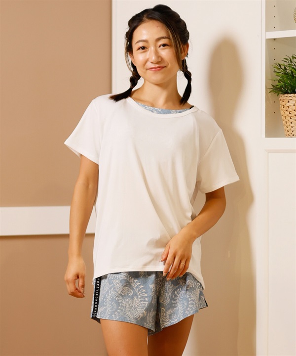 BILLABONG ビラボン ラッシュガード レディース 半袖 Tシャツ 水陸両用 ユーティリティ UVカット 速乾 BF013-887