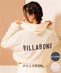 BILLABONG ビラボンラッシュガード レディース パーカー ジップアップ ショート丈 バックプリント アクティブウェア UVカット セットアップ対応 BF013-890(SCS-M)