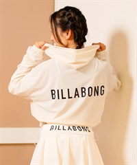 BILLABONG ビラボンラッシュガード レディース パーカー ジップアップ ショート丈 バックプリント アクティブウェア UVカット セットアップ対応 BF013-890(SCS-M)