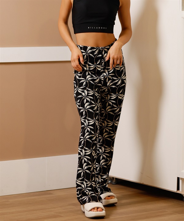 BILLABONG ビラボン 水着 ラッシュガード レギンス レディース フレアパンツ 水陸両用 UVカット PATTERN FLARE PANTS BF013-872