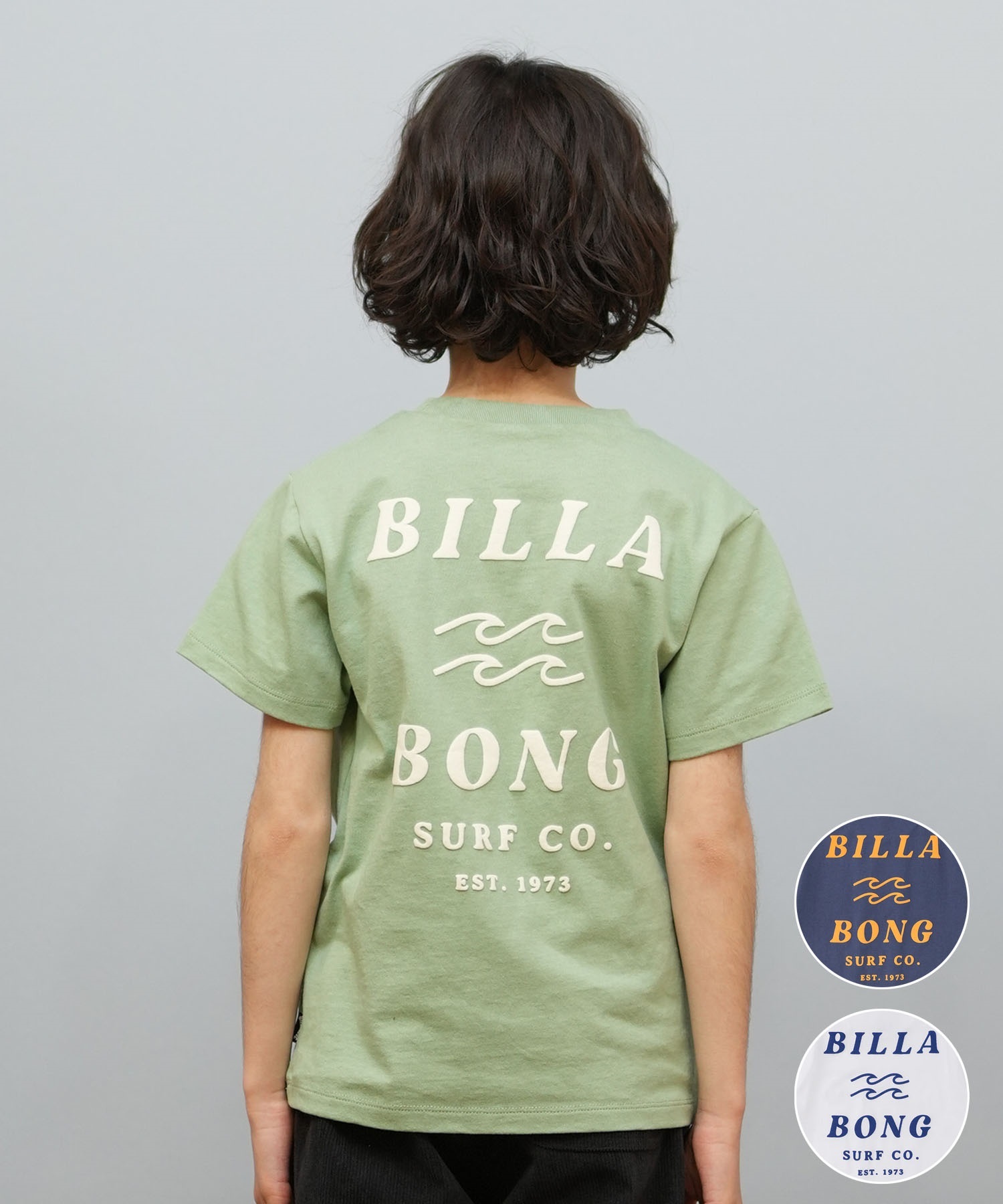BILLABONG ビラボン 半袖 Tシャツ キッズ ジュニア 子供 ロゴ バック