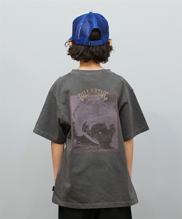BILLABONG ビラボン 半袖 Tシャツ キッズ ジュニア 子供 ロゴ バックプリント HACK BF015-204