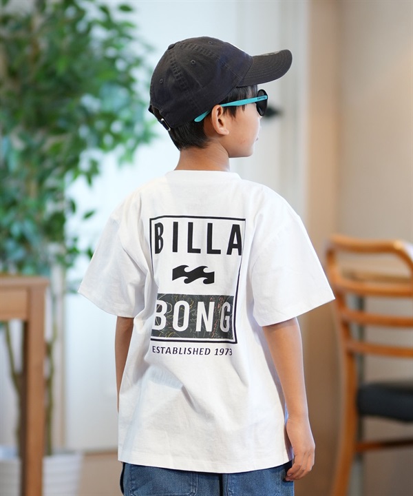 BILLABONG ビラボン 半袖 Tシャツ キッズ ジュニア 子供 ロゴ バックプリント ADVISORY BF015-205