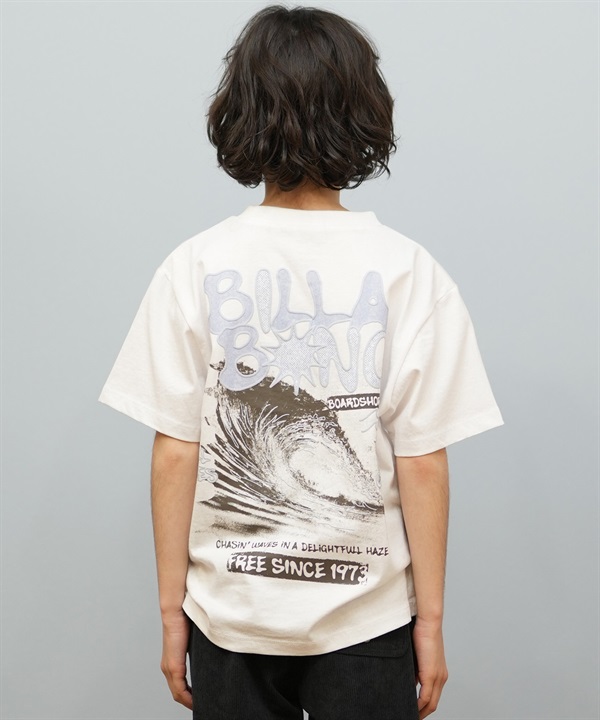 BILLABONG ビラボン 半袖 Tシャツ キッズ ジュニア 子供 バックプリント RESIN BF01E-203