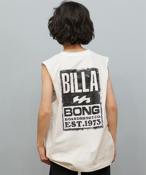 BILLABONG ビラボン タンクトップ キッズ ジュニア 子供 バックプリント ADVISORY TAG BF01E-352
