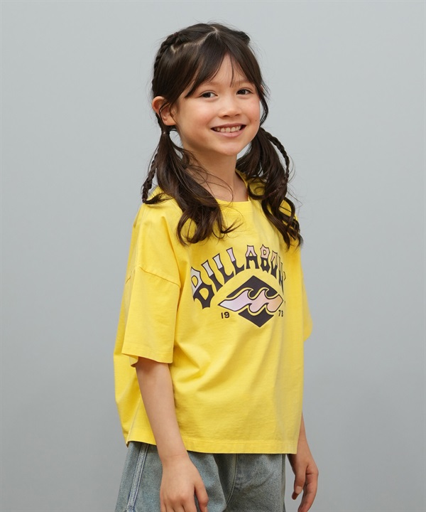 BILLABONG ビラボン 半袖Tシャツ キッズ ジュニア SUNSET ARCH LOOSE CROPPED TEE BF015-251