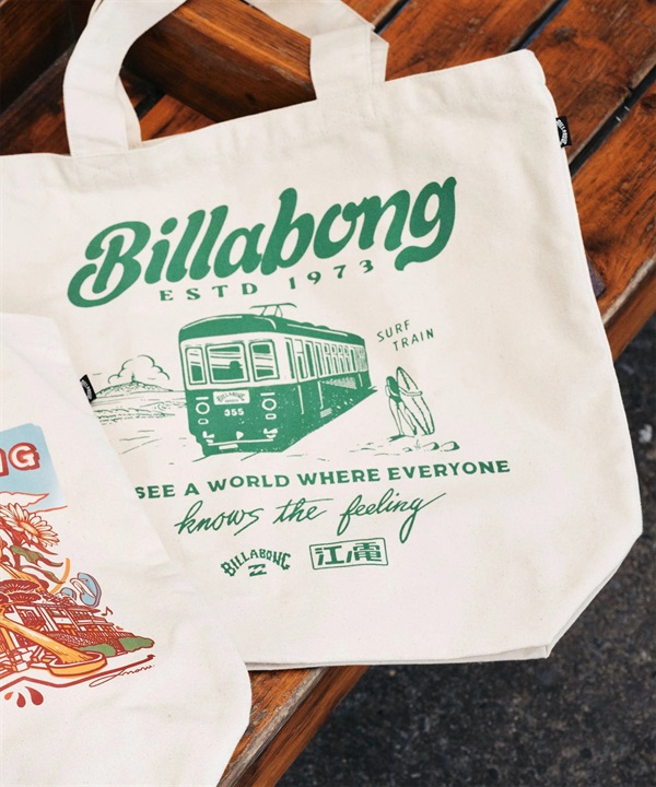 BILLABONG ビラボン トートバッグ 江ノ電 × BILLABONG ENODEN TOTE BAG BF012-927