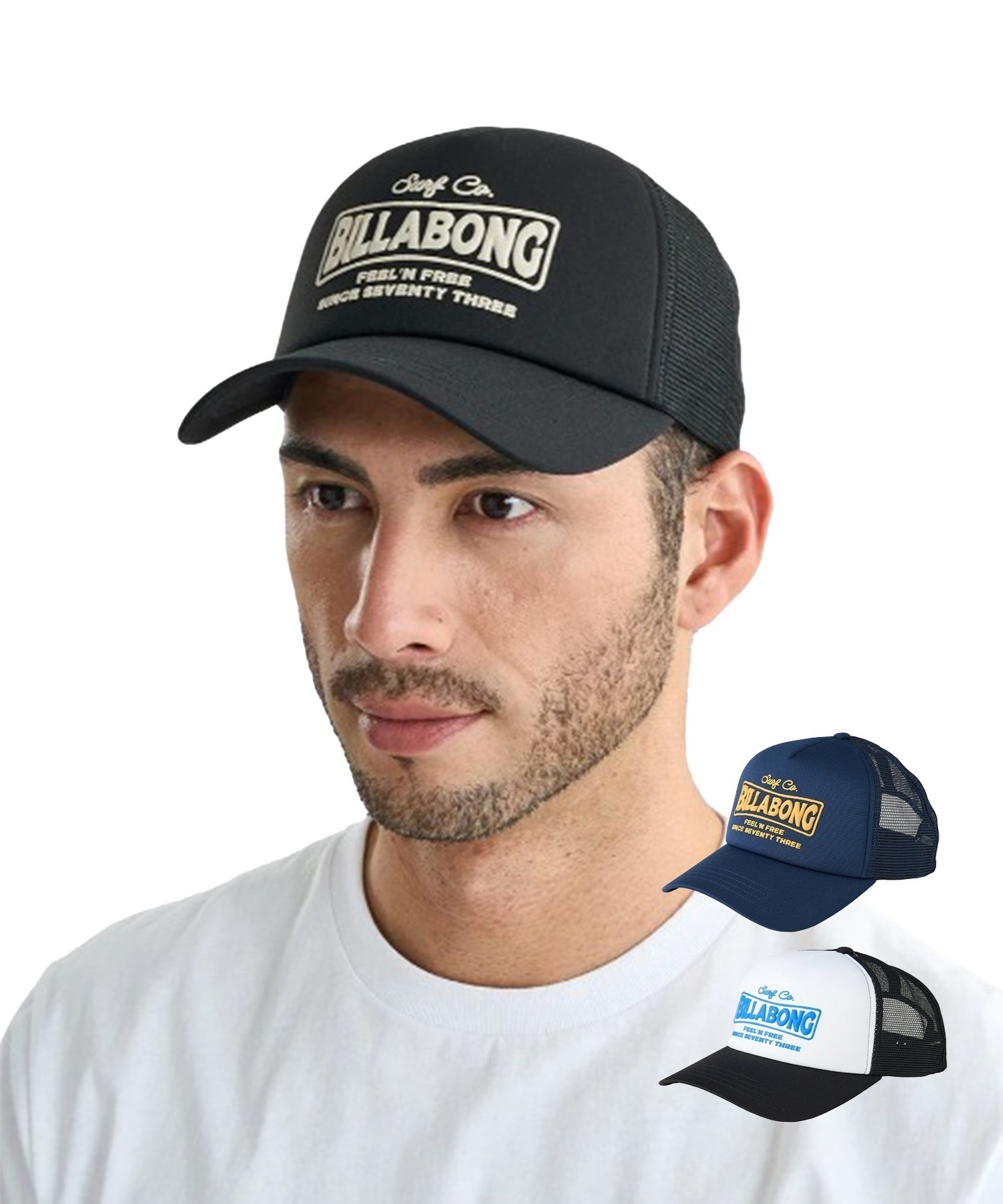 BILLABONG ビラボン キャップ メッシュ フリーサイズ ロゴ POLY