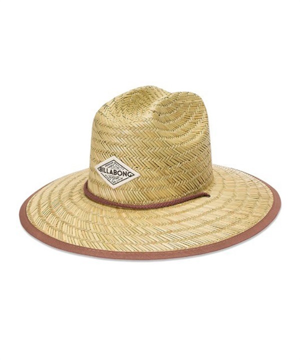 BILLABONG ビラボン ハット 麦わらハット シンプル ロゴ TIPTON HAT BF01C-923