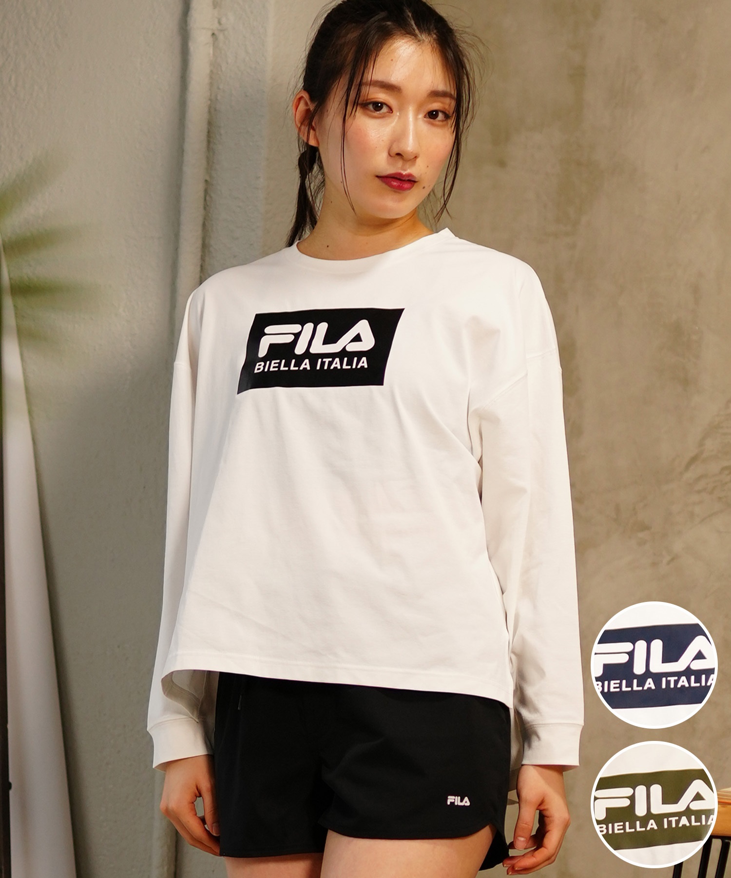 FILA フィラ 4点セット 水着 レディース 325050 セット水着｜ムラサキ