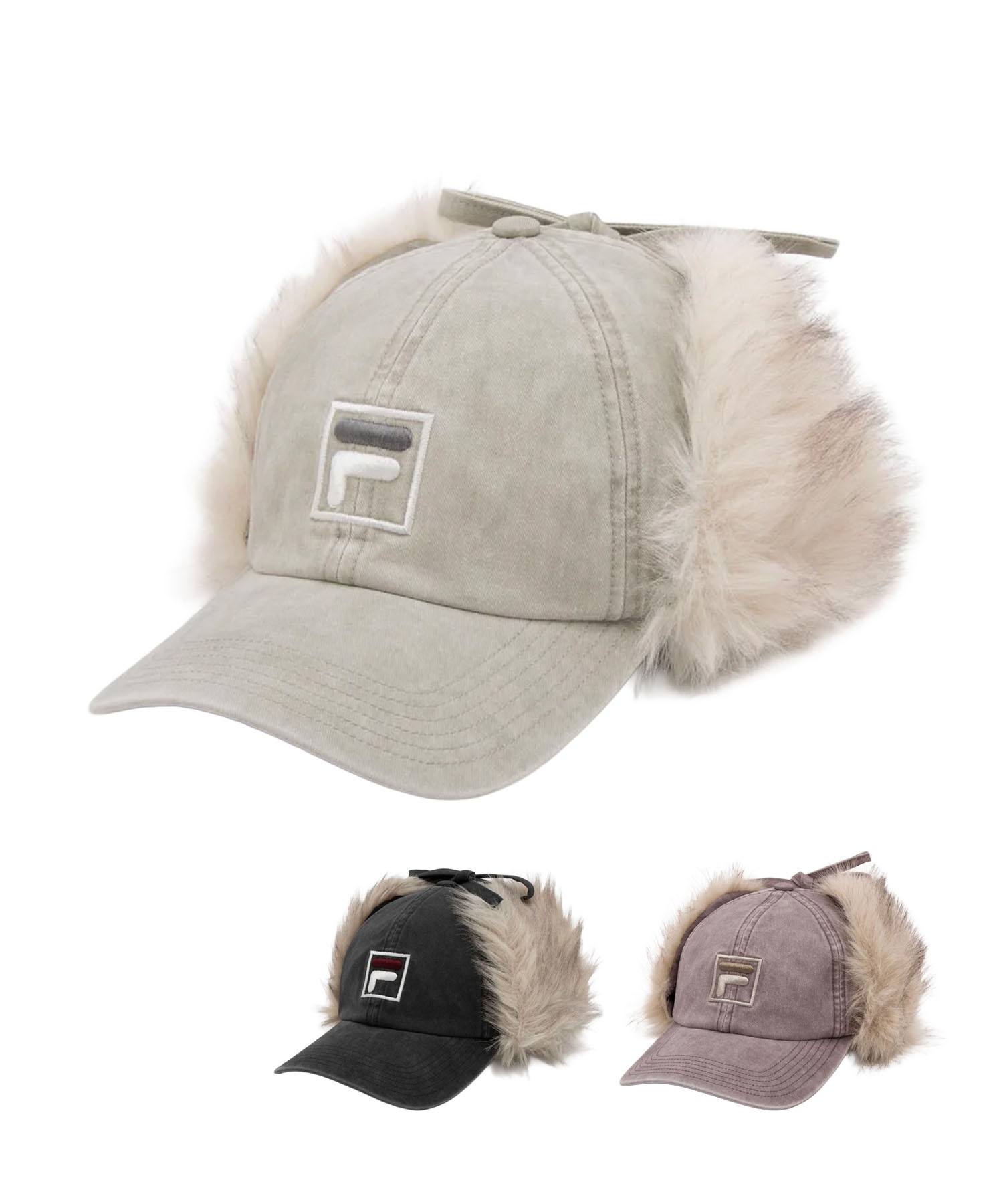 FILA フィラ キャップ イヤーフラップキャップ FLU TWILL EARFLAP 6P