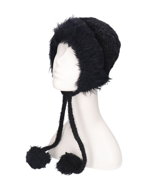 FILA フィラ ニット帽 ビーニー ニットキャップ SKI KNIT FURRY BONNET HOOD 253013673