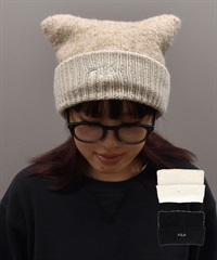 FILA フィラ ビーニー ニットキャップ ニット帽 帽子 猫耳 キャット