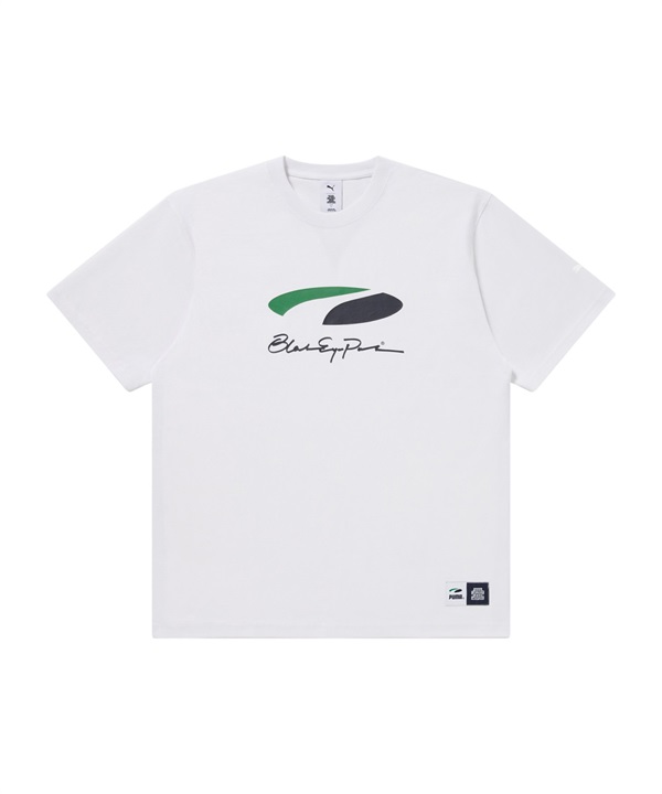 【8月30日発売】PUMA プーマ 半袖 Tシャツ メンズ PUMA × BlackEyePatch AUTOGRAPHED OVAL ロゴ 半袖 Tシャツ 636078
