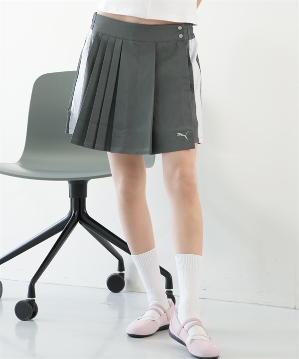 PUMA プーマ ハーフパンツ ショートパンツ レディース スカート付 シンプル ロゴ 633252