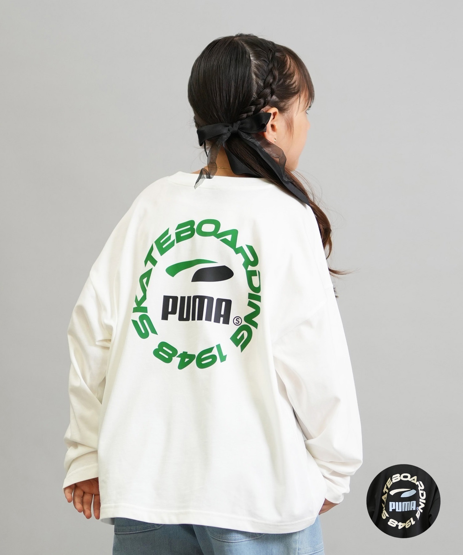 PUMA SKATEBOARDING プーマ スケートボーディング 長袖 Tシャツ キッズ