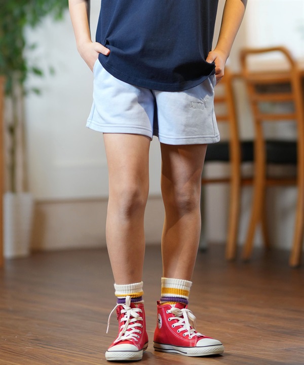 PUMA プーマ ハーフパンツ ショートパンツ キッズ ジュニア 子供 ESS スモール NO.1 ロゴ ショーツ TR G 687786