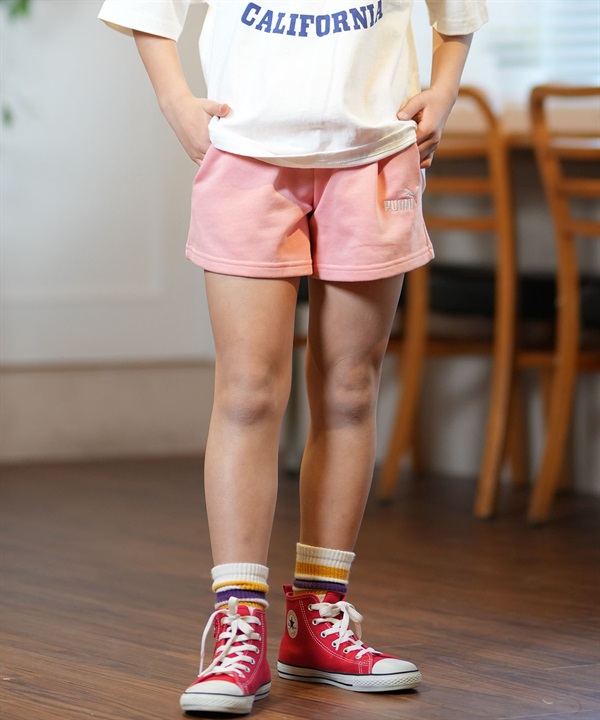 PUMA プーマ ハーフパンツ ショートパンツ キッズ ジュニア 子供 ESS スモール NO.1 ロゴ ショーツ TR G 687786