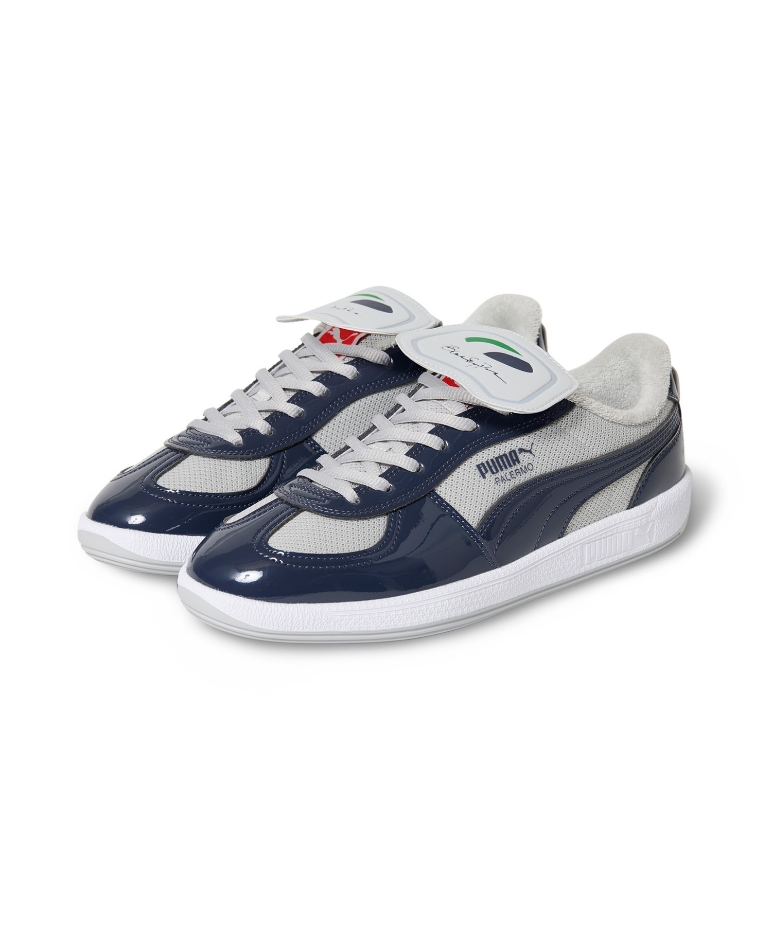 PUMA プーマ スニーカー メンズ レディース BlackEyePatch ブラックアイパッチ PALERMO PREMIUM SKATE BEP 40604201(01-26.0cm)