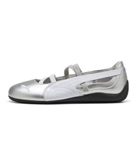 PUMA プーマ スニーカー レディース メリージェーン シルバー 韓国 SPEEDCAT BALLET MT WNS スピードキャット バレット 401581(01-23.0cm)