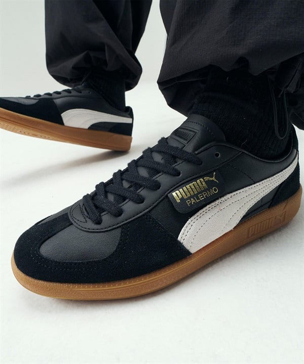 PUMA プーマ スニーカー メンズ レディース 靴 シューズ 薄底 ローカット PALERMO LTH 396464-03