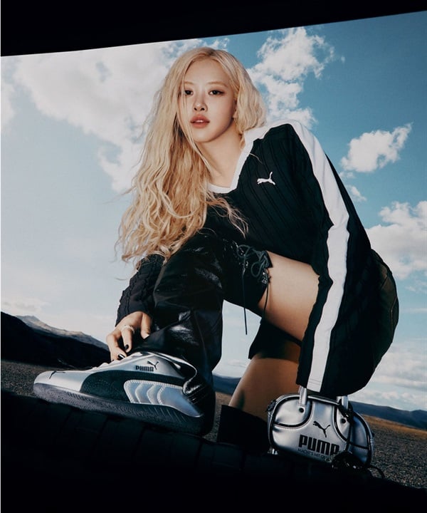 PUMA プーマ スニーカー レディース 韓国 シルバー ROSE ロゼ SPEEDCAT METALLIC スピードキャット 403689 01(01-23.0cm)