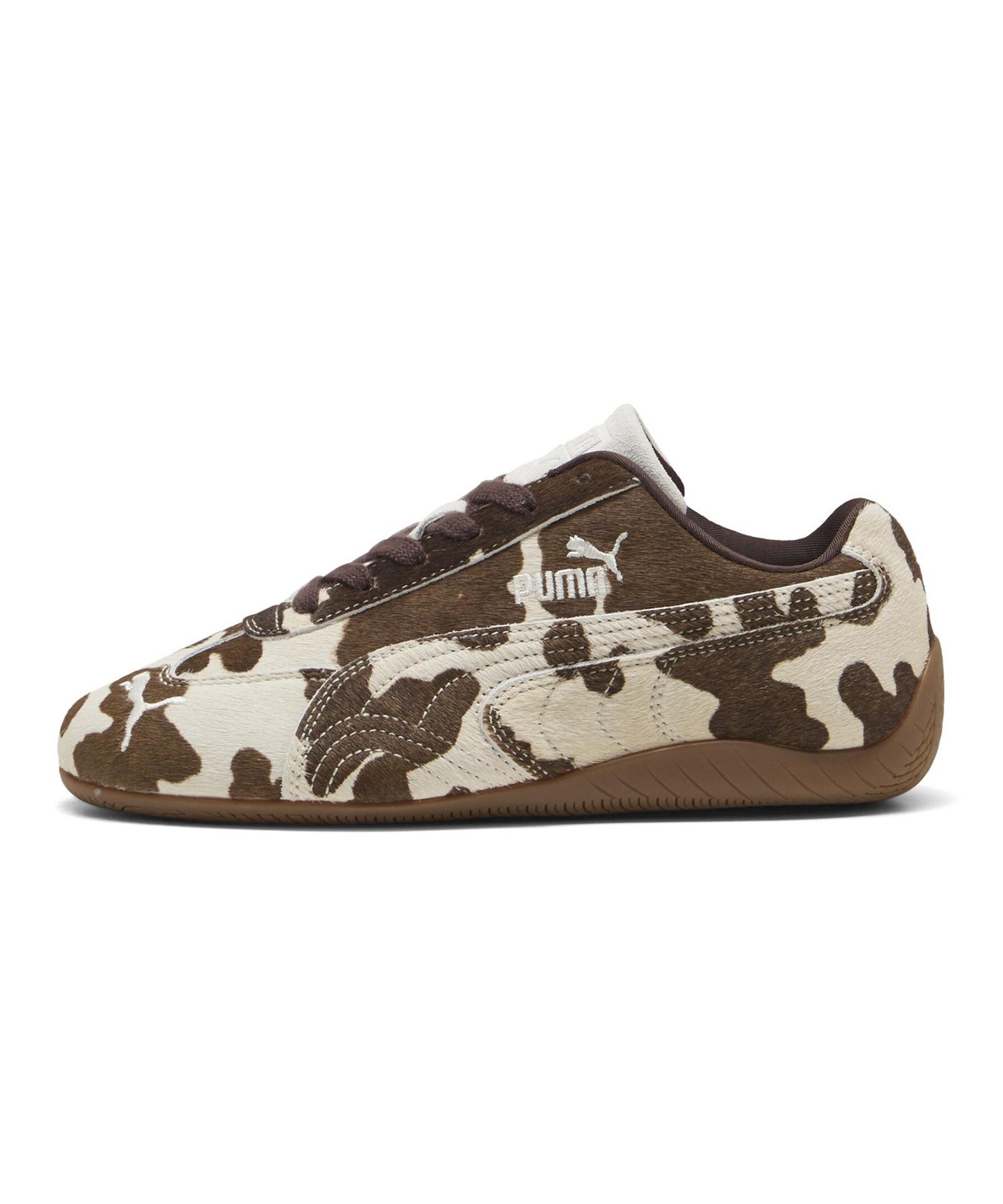 PUMA プーマ スニーカー レディース 韓国 アニマル カウ柄 SPEEDCAT COW WNS スピードキャット 406141 01(01-23.0cm)