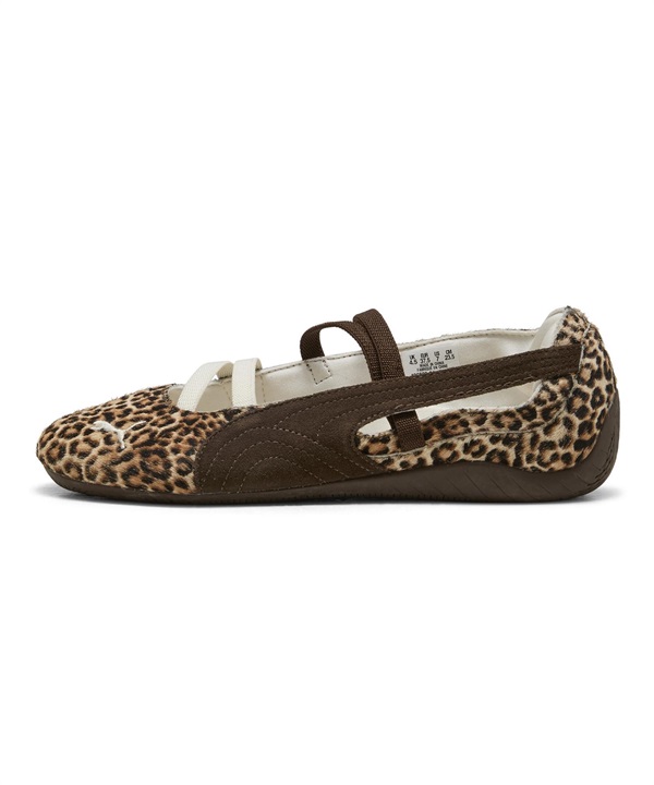 PUMA プーマ スニーカー レディース メリージェーン レオパード ヒョウ柄 SPEEDCAT BALLET WILD WNS 406689 01
