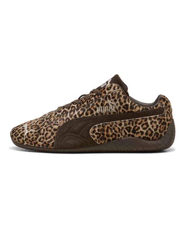 PUMA プーマ スニーカー レディース レオパード ヒョウ柄 韓国 SPEEDCAT WILD WNS スピードキャット 406690 01