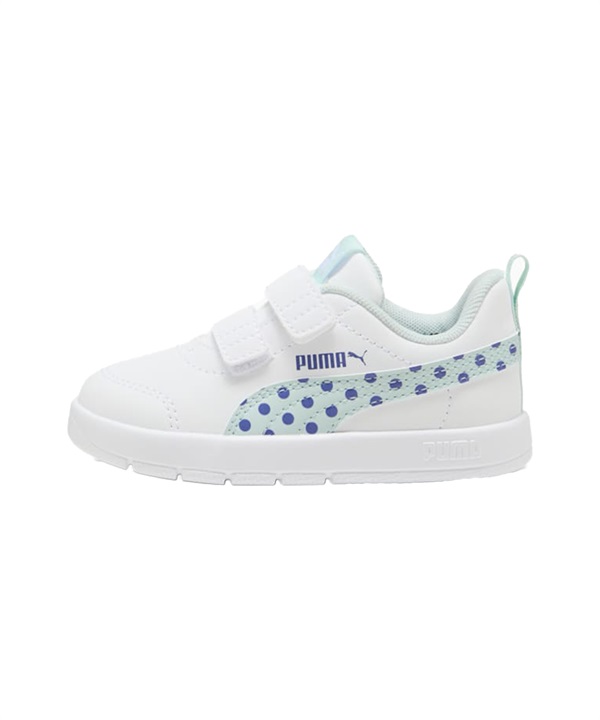 PUMA プーマ シューズ キッズ スニーカー コート系 ベルクロ コートフレックス V3 DOTTY V インファント 12.0～16.0cm 398759