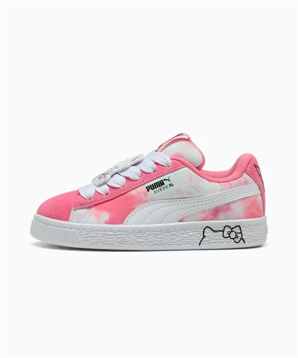 PUMA プーマ スニーカー キッズ ガールズ サンリオコラボ ハローキティ クロミ スウェード XL 17.0～21.0cm 401417