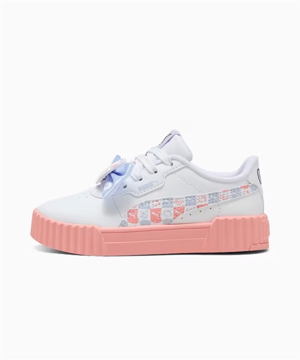 PUMA プーマ スニーカー キッズ ガールズ サンリオコラボ ハローキティ リボン キャリーナ 3.0 17.0～21.0cm 401419