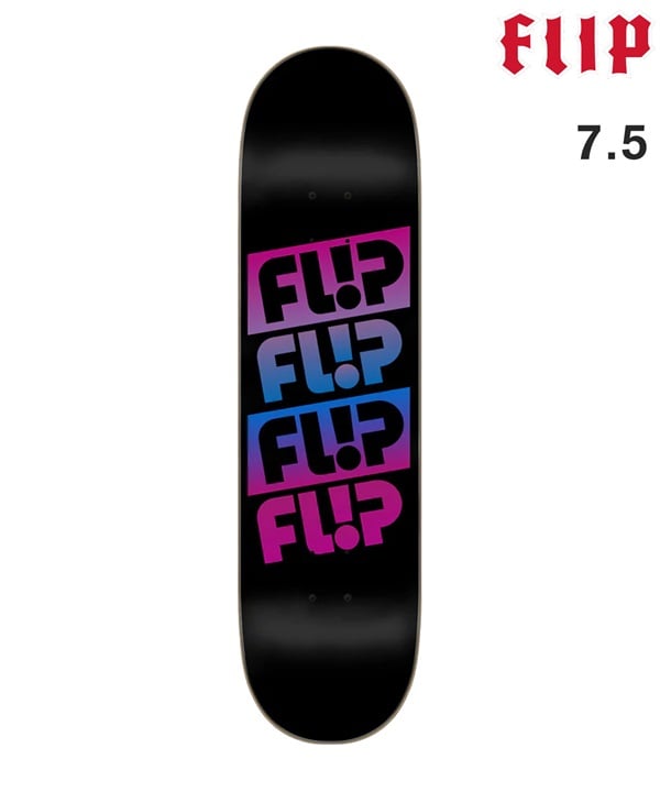 FLIP フリップ スケートボード デッキ キッズ 7.37inch～7.75inch LTD QUATTRO BRITES ムラサキスポーツ