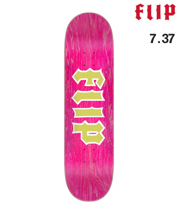 FLIP フリップ スケートボード デッキ キッズ 7.37inch～7.75inch LTD CANCELED LOGO ムラサキスポーツ