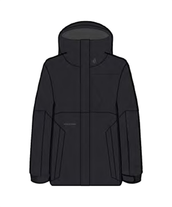 VOLCOM スノーボードジャケット S ブラック/ホワイト Amazon.com: Volcom Men's Standard V.CO OP Insulated Snowboard Ski