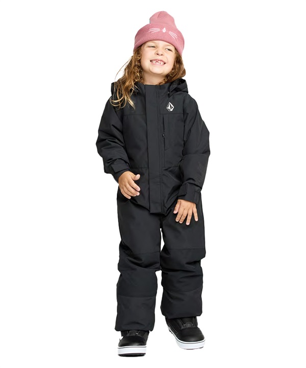VOLCOM ボルコム LITTLE FLURRY ONE PIECE スノーボード ウェア ワンピース キッズ ムラサキスポーツ 25-26モデル MM G4【2526】