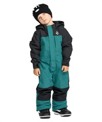 VOLCOM ボルコム LITTLE FLURRY ONE PIECE スノーボード ウェア ワンピース キッズ ムラサキスポーツ 25-26モデル MM G4【2526】(ATD-2T)